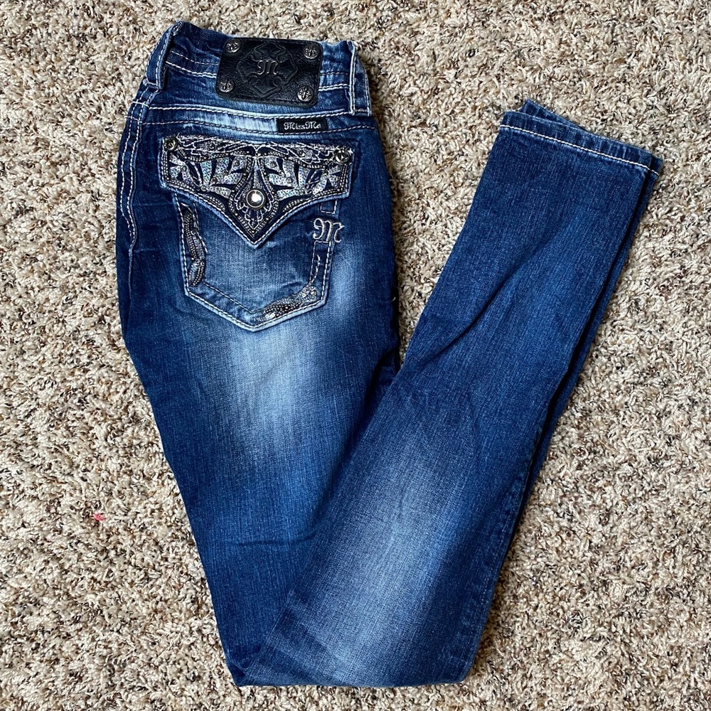 Miss Me Women’s Dark Wash Skinny Jeans Size 25